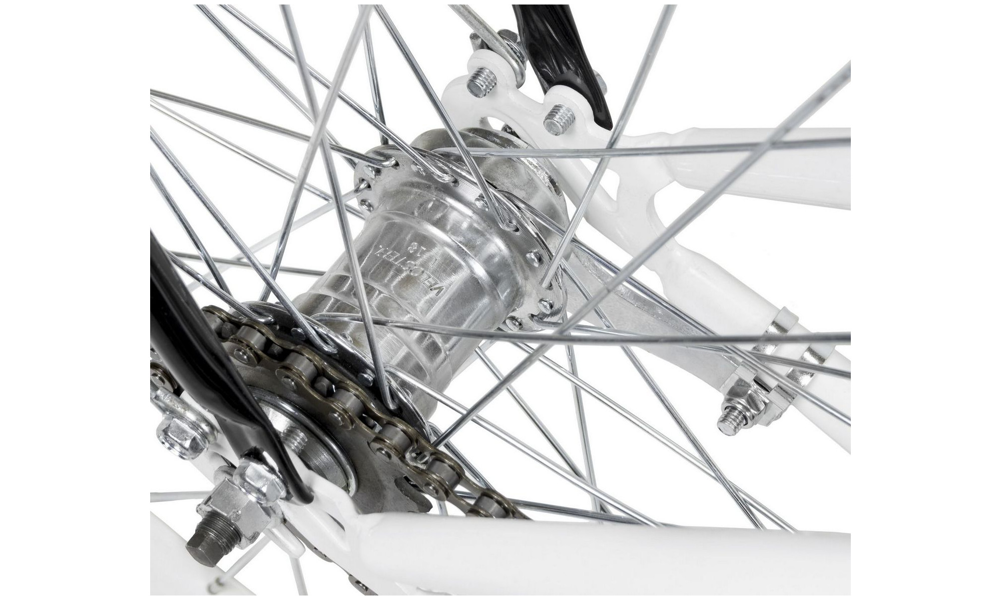 Bicycle AZIMUT City Lux 26" 2025 white-black - 2