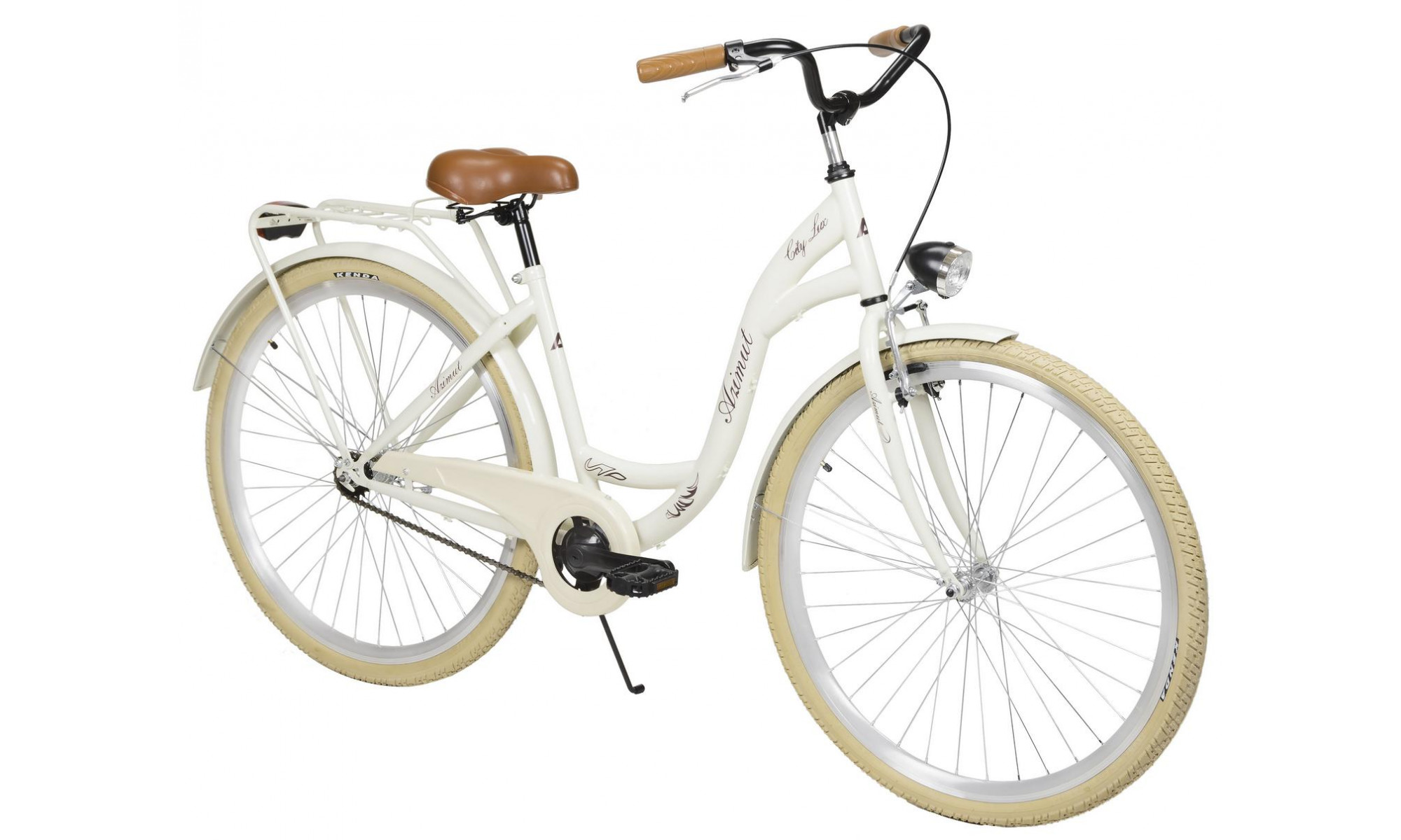 Bicycle AZIMUT City Lux 28" 2025 light cream - 3