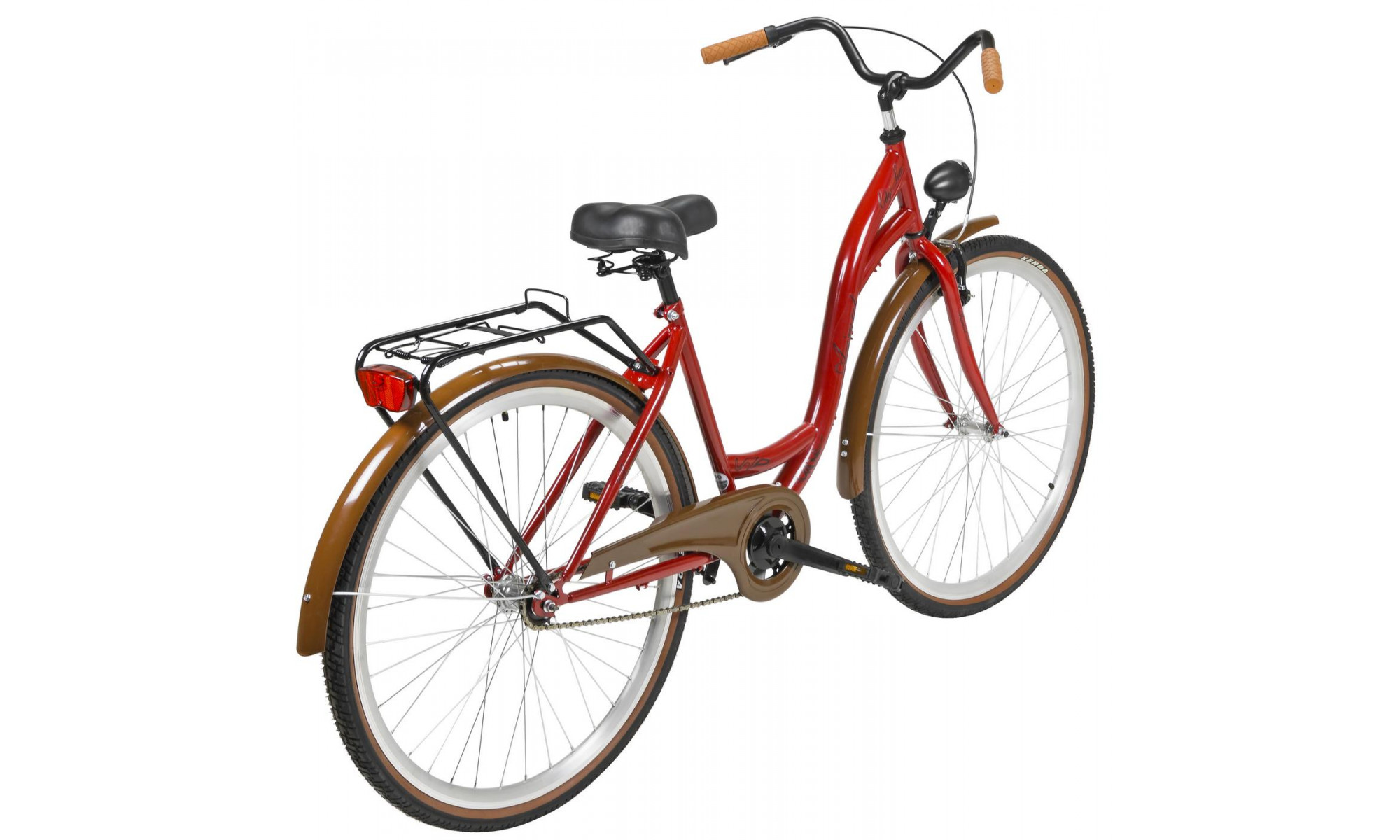 Bicycle AZIMUT City Lux 28" 2025 bordo-brown - 1