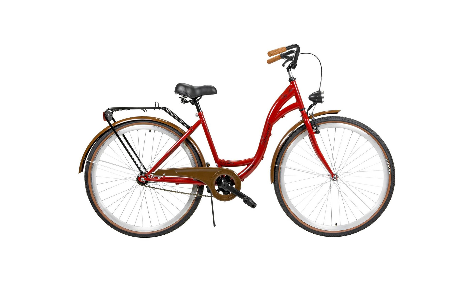 Bicycle AZIMUT City Lux 28" 2025 bordo-brown - 2