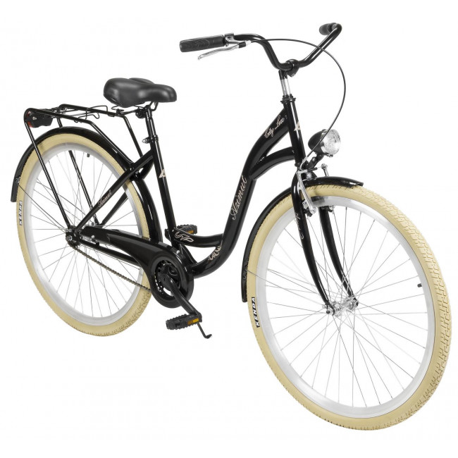 Велосипед AZIMUT City Lux 28" 2025 black-cream