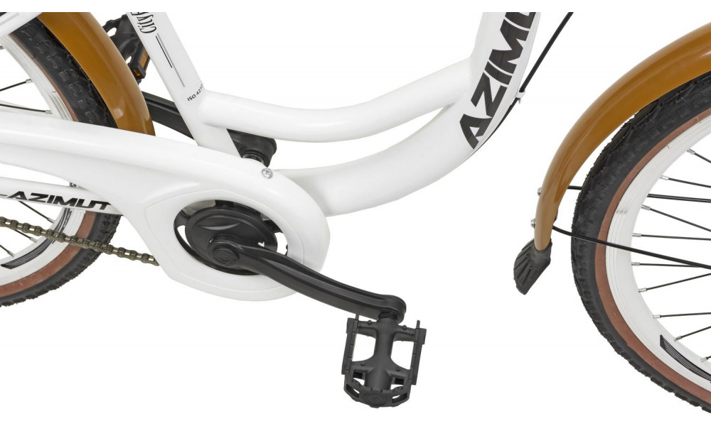 Велосипед AZIMUT Vintage 26" 3-speed 2023 white-cream - 2