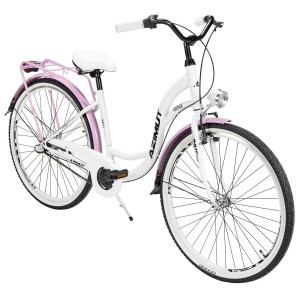 Bicycle AZIMUT Vintage 28" 3-speed 2023 white-pink