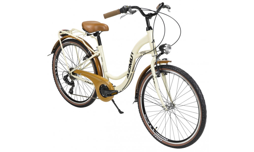 Bicycle AZIMUT Vintage TX-6 26" 2023 cream-brown - 3