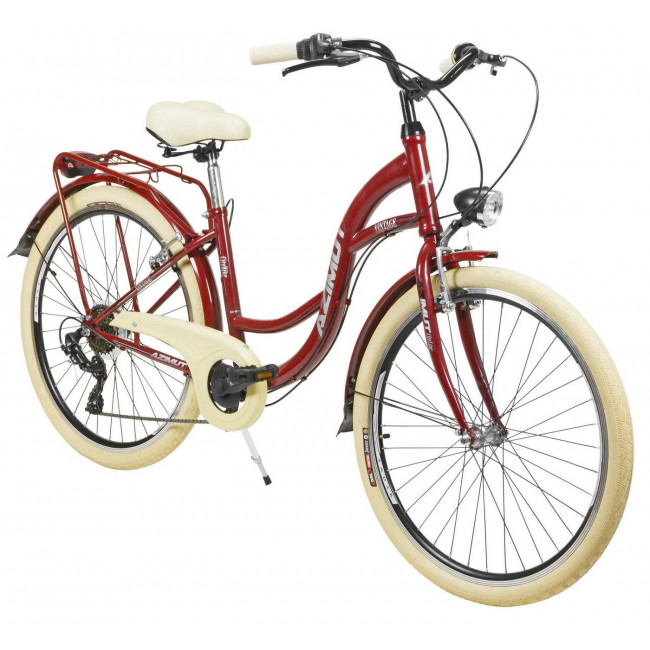 Bicycle AZIMUT Vintage TX-6 26" 2023 burgund-cream