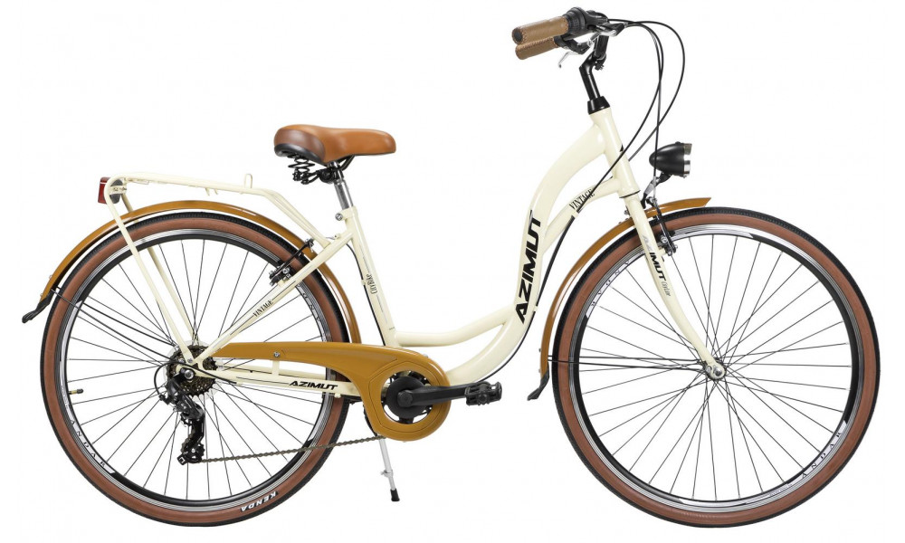 Bicycle AZIMUT Vintage TX-6 28" 2023 cream-brown 