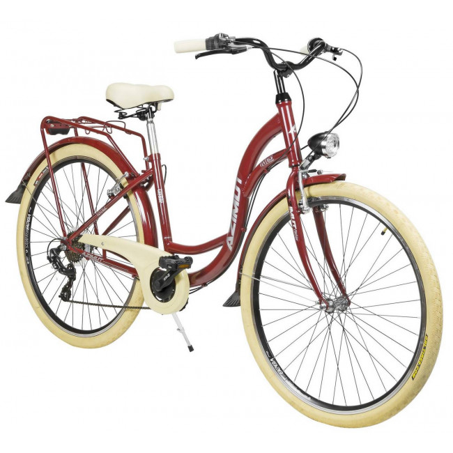 Bicycle AZIMUT Vintage TX-6 28" 2023 burgund-cream