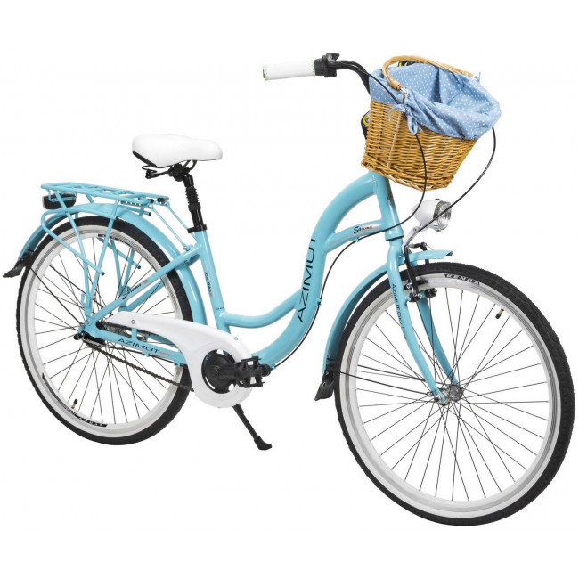 Bicycle AZIMUT Sarema ALU 26" 3-speed 2023 turquoise