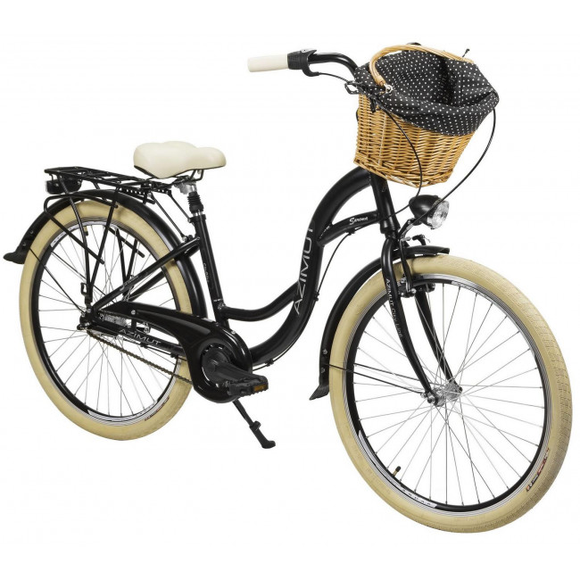 Bicycle AZIMUT Sarema ALU 26" 3-speed 2023 black