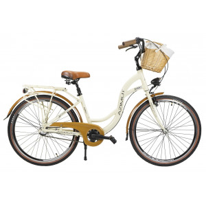 Bicycle AZIMUT Sarema ALU 26" 3-speed 2023 cream