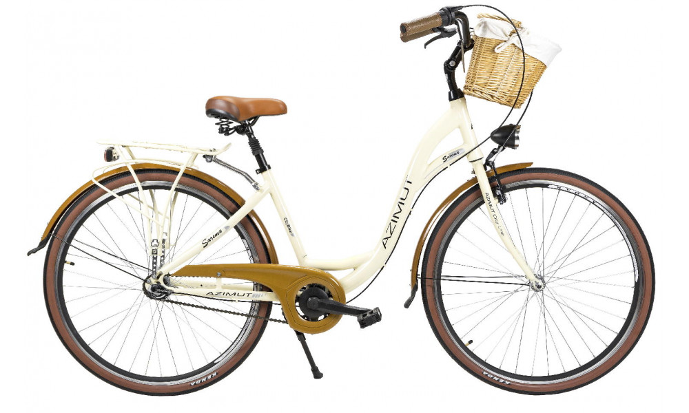 Bicycle AZIMUT Sarema ALU 28" 3-speed 2023 cream 