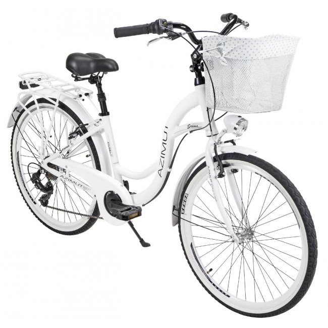 Bicycle AZIMUT Sarema 26" ALU TX-6 2023 white