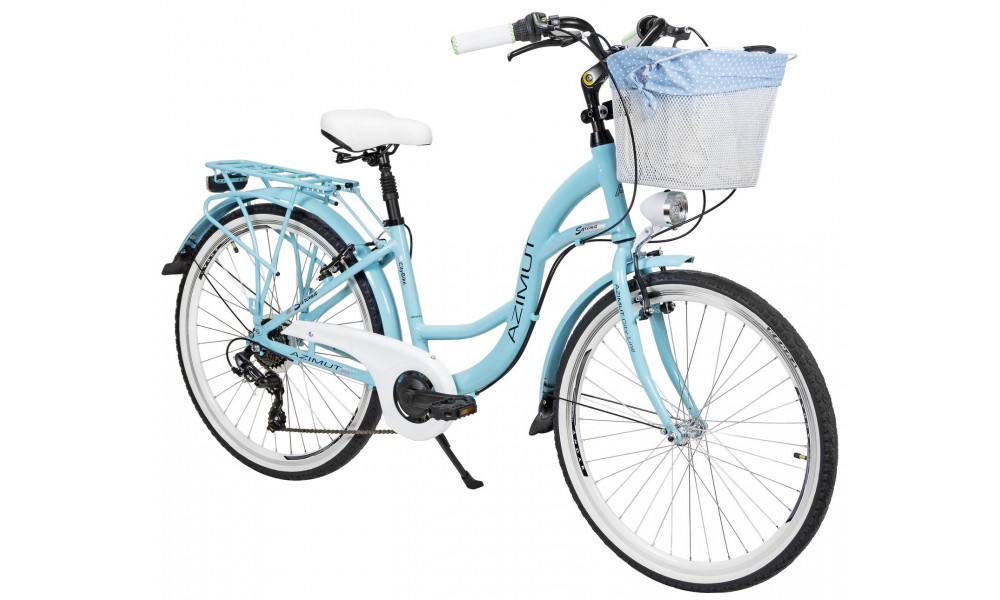 Bicycle AZIMUT Sarema 26" ALU TX-6 2023 turquoise 