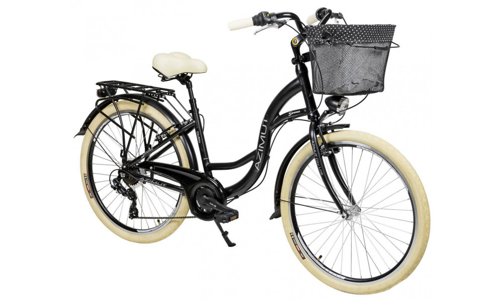 Bicycle AZIMUT Sarema 26" ALU TX-6 2023 black 