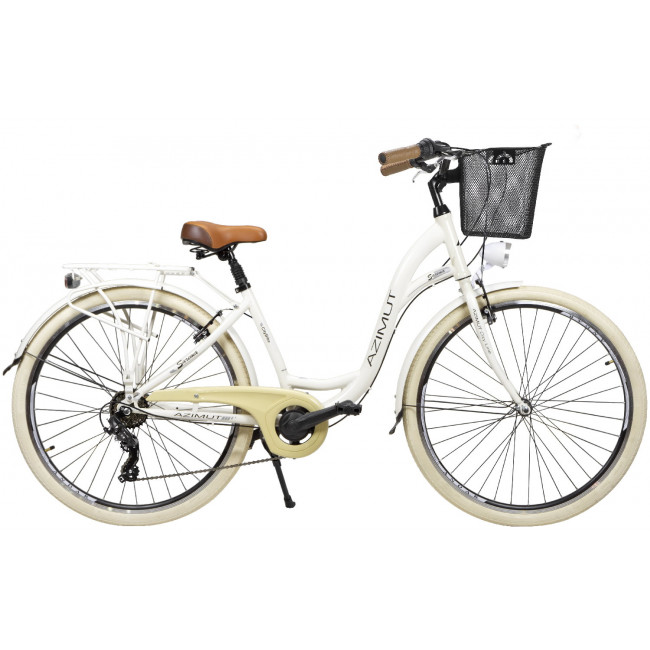 Bicycle AZIMUT Sarema 26" ALU TX-6 2023 light cream