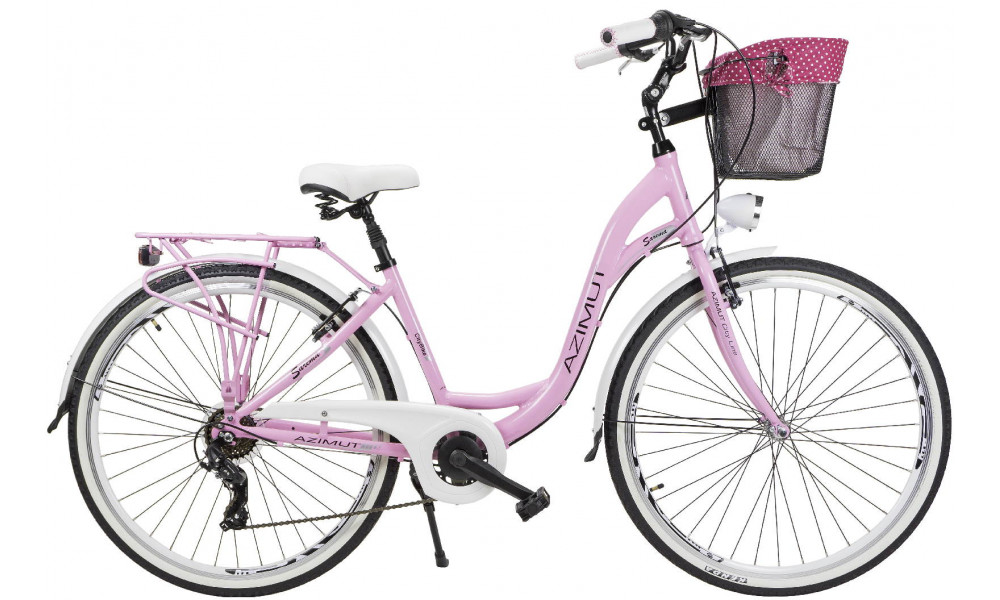 Bicycle AZIMUT Sarema 26" ALU TX-7 2024 pink 