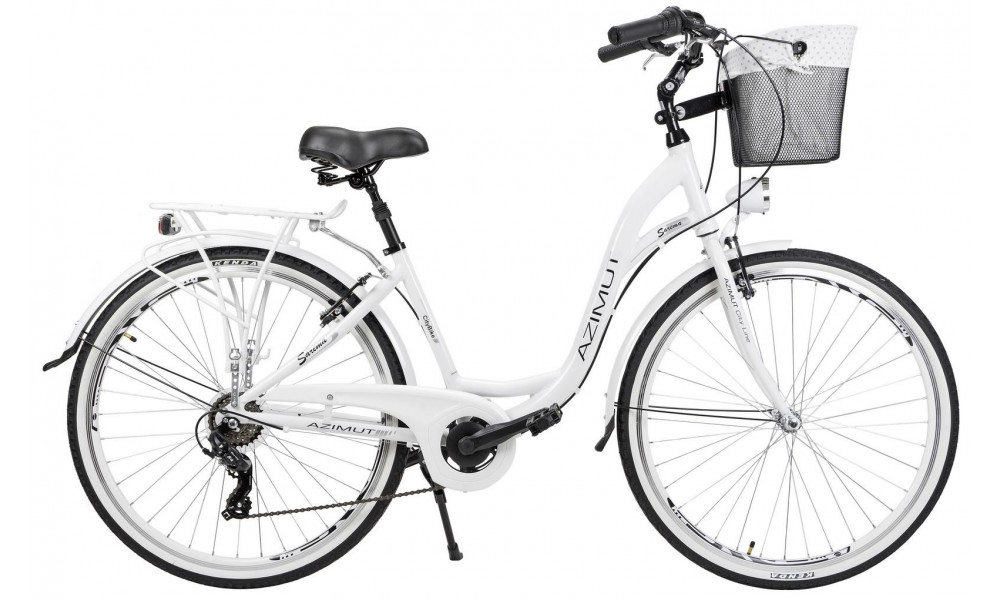 Bicycle AZIMUT Sarema 28" ALU TX-6 2023 white - 1