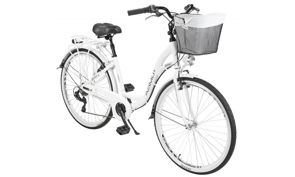 Bicycle AZIMUT Sarema 28" ALU TX-6 2023 white - 2