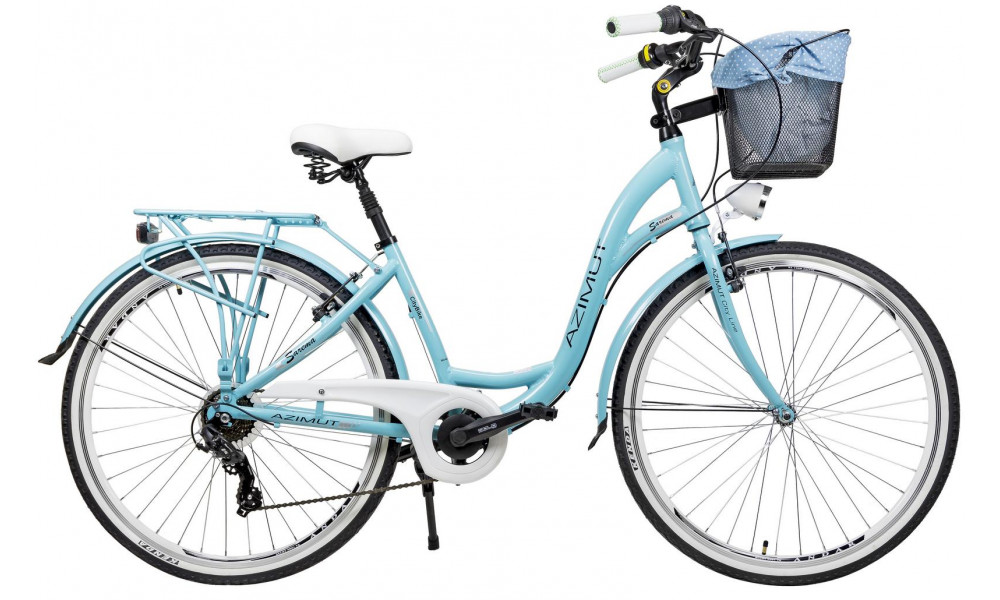 Bicycle AZIMUT Sarema 28" ALU TX-6 2023 turquoise - 1
