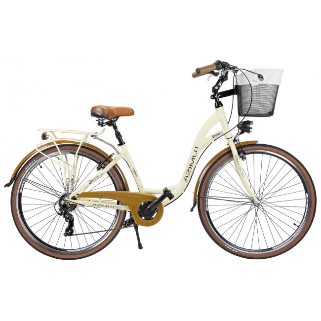 Bicycle AZIMUT Sarema 28" ALU TX-6 2023 cream