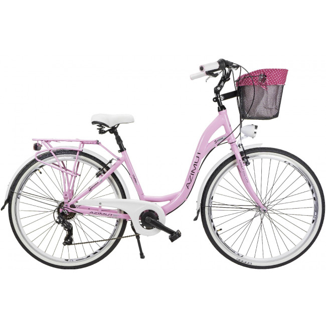 Bicycle AZIMUT Sarema 28" ALU TX-6 2023 pink