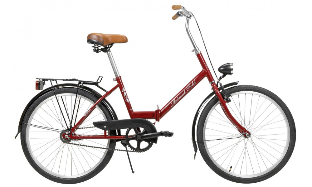Bicycle AZIMUT Fold 24" 2025 burgund - 3