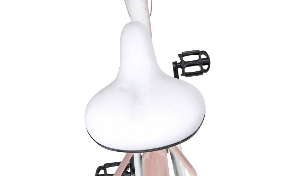 Велосипед AZIMUT City Lux 26" 2023 su krepseliu white-pink - 4