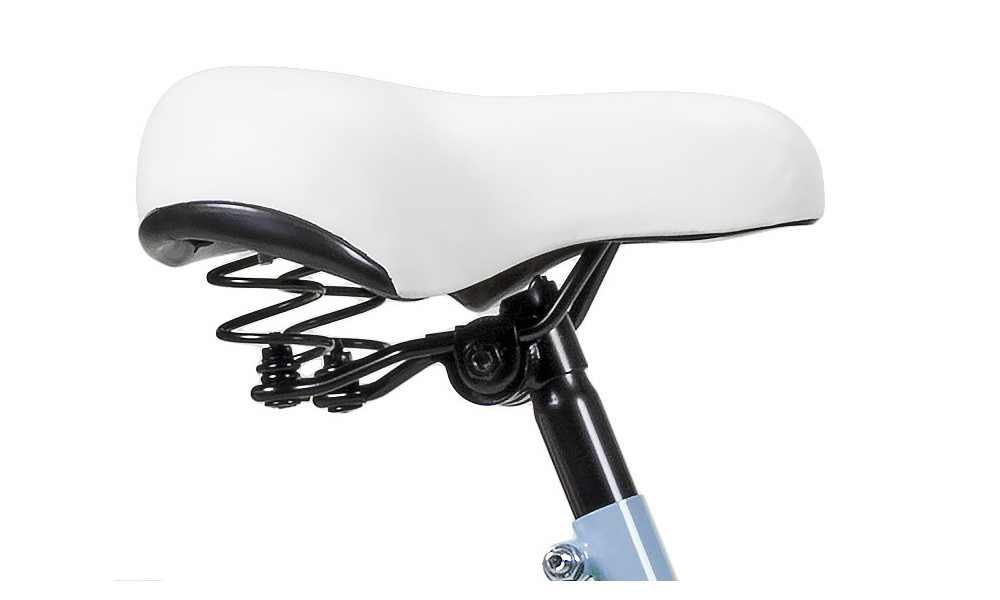 Bicycle AZIMUT City Lux 28" 2025 with basket light blue-white - 2