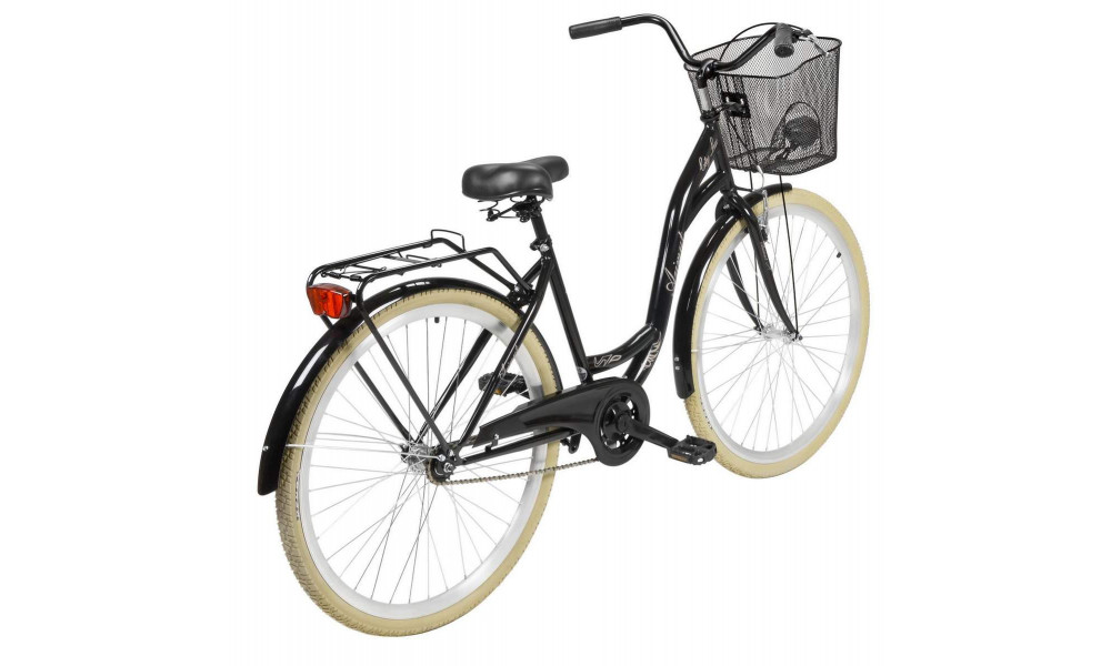 Bicycle AZIMUT City Lux 28" 2025 with basket black-cream - 2