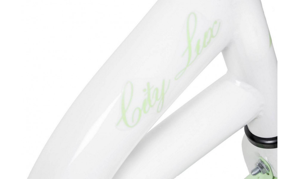 Велосипед AZIMUT City Lux 28" 2025 su krepseliu white-mint - 7