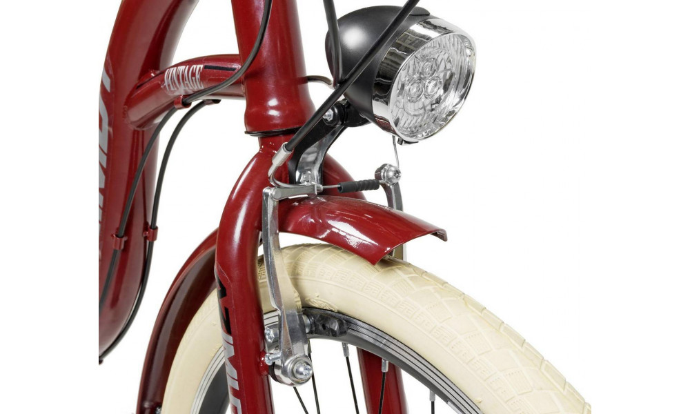 Bicycle AZIMUT Vintage TX-6 28" 2023 with basket burgund-cream - 3
