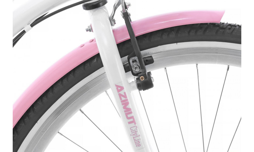 Bicycle AZIMUT Vintage S7 28" 2021 white-pink - 2