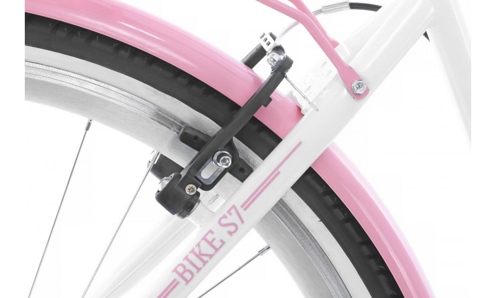Bicycle AZIMUT Vintage S7 28" 2021 white-pink - 3