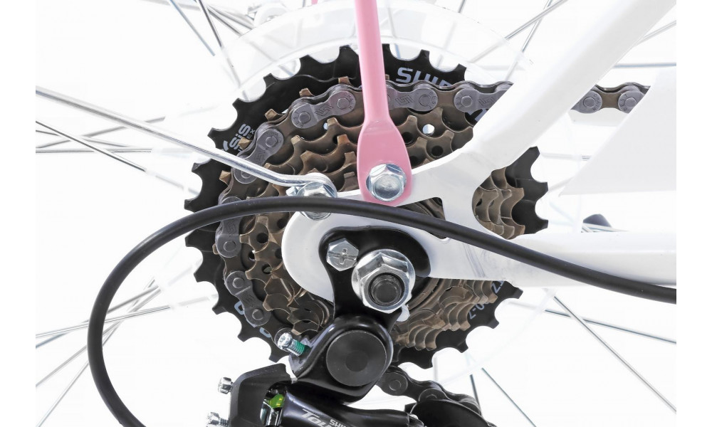 Bicycle AZIMUT Vintage S7 28" 2021 white-pink - 4
