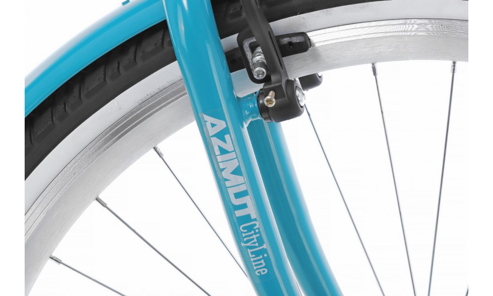 Bicycle AZIMUT Vintage S7 28" 2021 turquoise-white - 2