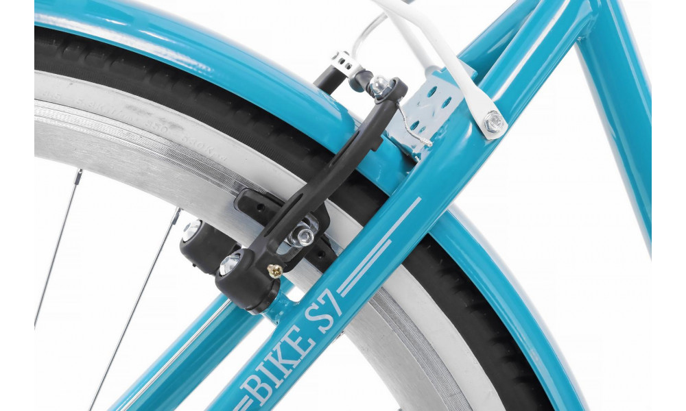 Bicycle AZIMUT Vintage S7 28" 2021 turquoise-white - 4