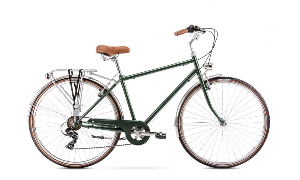 Велосипед Romet Vintage Eco M 28" Alu 2022 dark green - 1