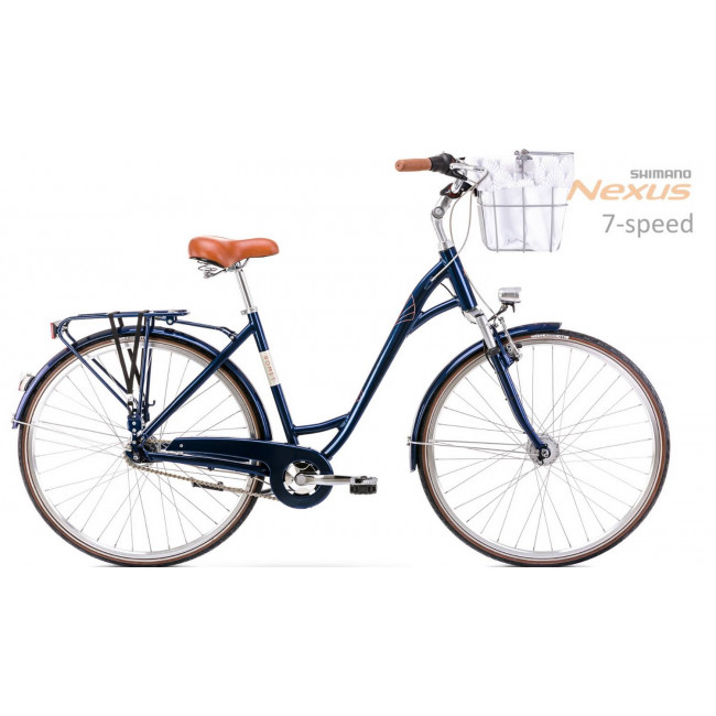 Bicycle Romet Art Deco Lux 28" 2022 blue