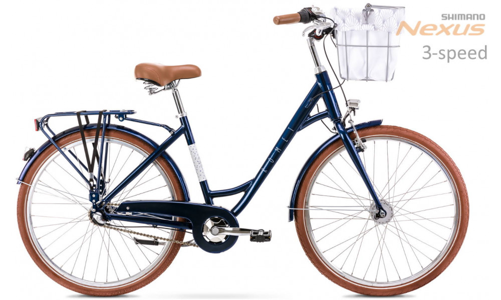 Bicycle Romet Pop Art Classic 26" 2022 blue mat 