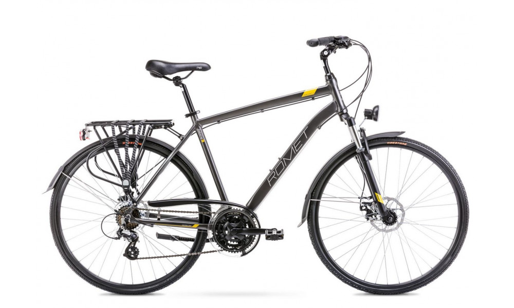 Bicycle Romet Wagant 2 28" 2022 graphite-gold - 1