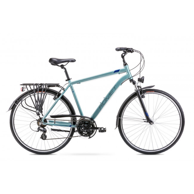 Велосипед Romet Wagant 1 28" 2022 silverblue-blue