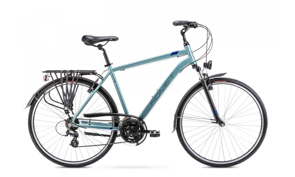 Велосипед Romet Wagant 1 28" 2022 silverblue-blue 