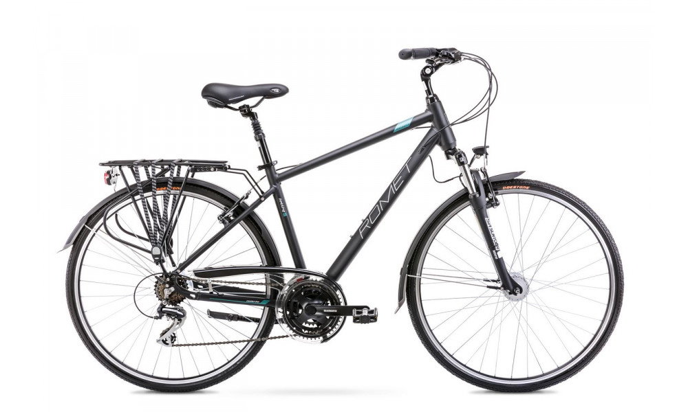Bicycle Romet Wagant 3 28" 2022 black-turquoise 