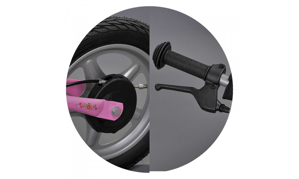 Balansinis dviratukas PUKY LR 1Br rose pink - 3