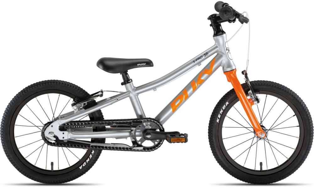 Bicycle PUKY S-Pro 16-1 Alu silver orange - 1