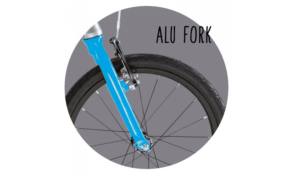 Велосипед PUKY S-Pro 18-1 Alu silver blue - 3