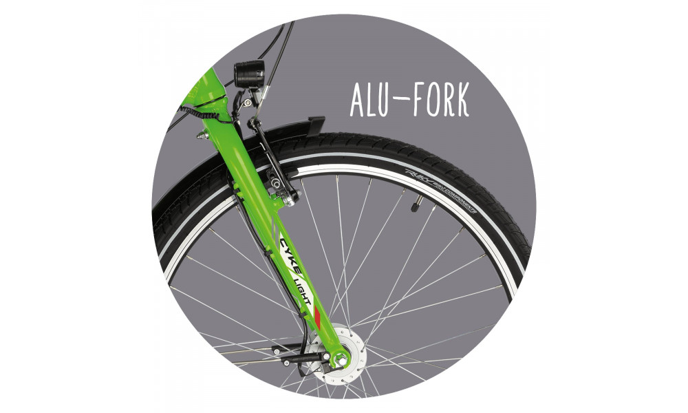 Велосипед PUKY Cyke 20-3 Alu Light kiwi - 7