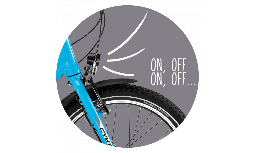 Велосипед PUKY Cyke 20-7 Alu Active fresh blue - 3