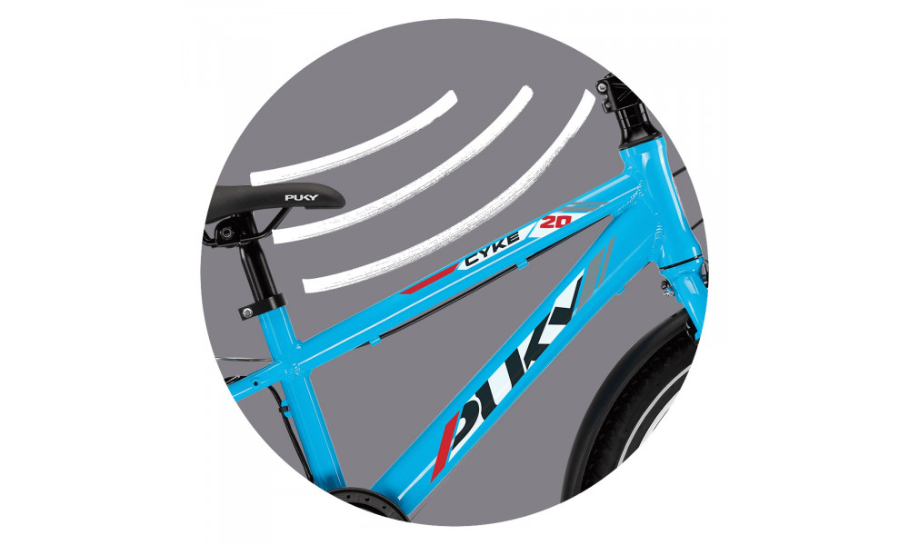 Велосипед PUKY Cyke 20-7 Alu Active fresh blue - 6