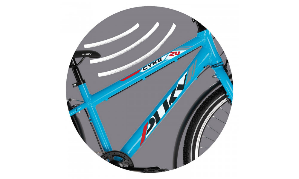 Велосипед PUKY Cyke 24-8 Alu Active fresh blue - 7